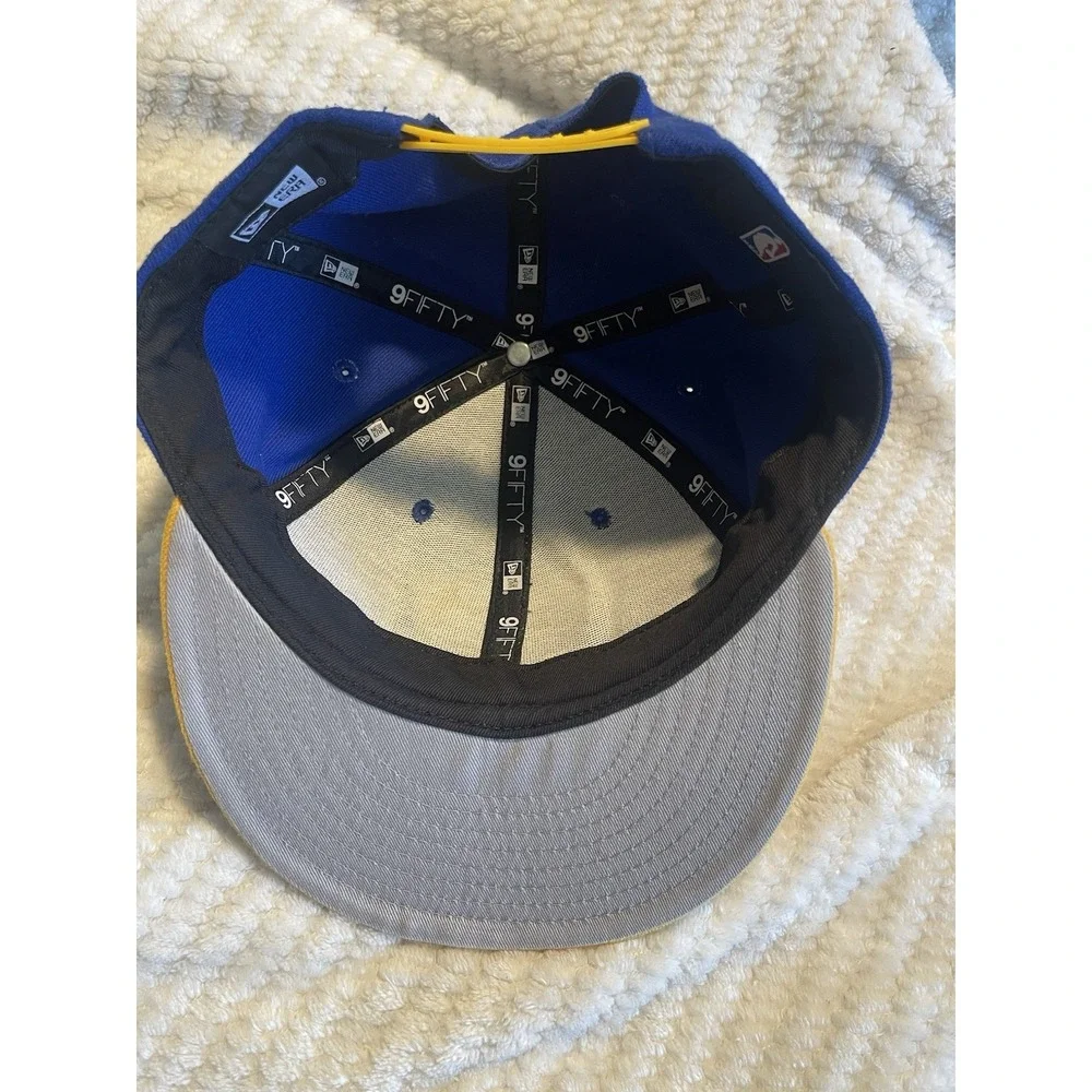 Golden State Warriors Hat cap Snapback New era 9Fifty Black NBA Basketball